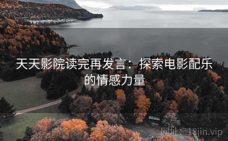 天天影院读完再发言:探索电影配乐的情感力量 天天影院读完再发言:探索电影配乐的情感力量
